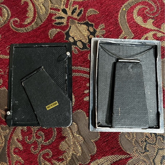 Vintage small standing frames silver Art Deco style - Picture 2 of 6